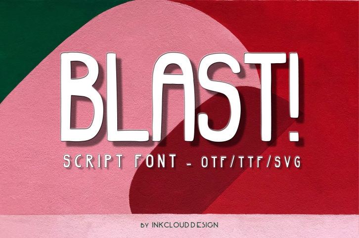 Sans Serif Script Font | Blast | All Purpose Handwritting Font Download