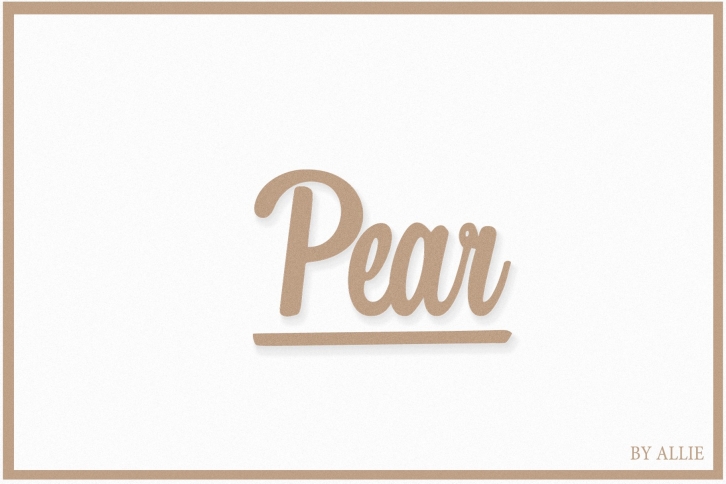 Pear Font Download