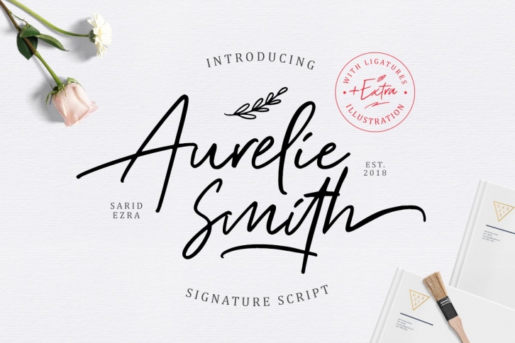 Aurelie Smith - Signature EXTRA Font Download