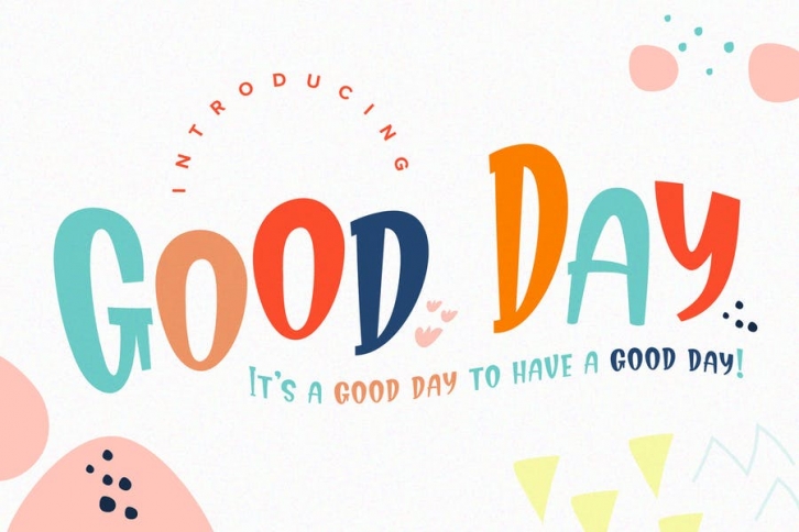 Good Day Fun Display Font Font Download