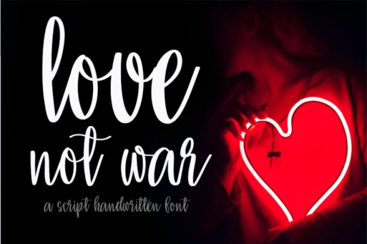 Love Not War Font Download