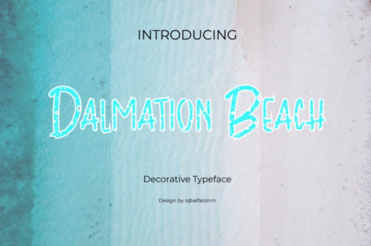 Dalmation Beach Font Download