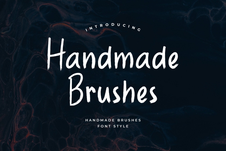 Handmade Brushes Font Font Download