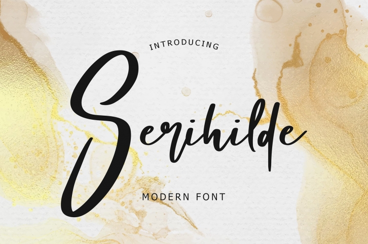 Serihilde Modern Script Font Font Download