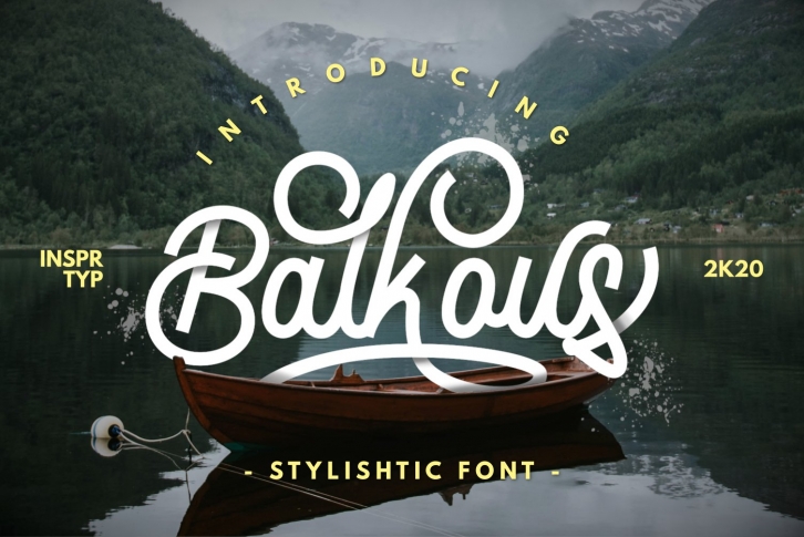 Balkous - Stylishtic Font Download