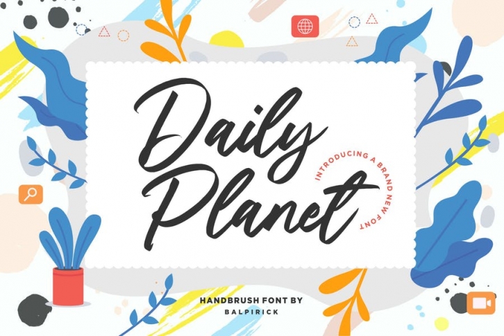 Daily Planet YH - Modern Script Font Font Download