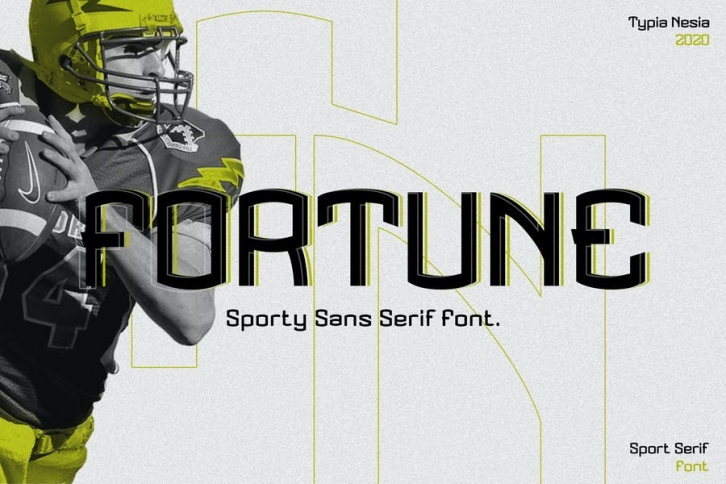 Fortune - Sporty Display Font Download