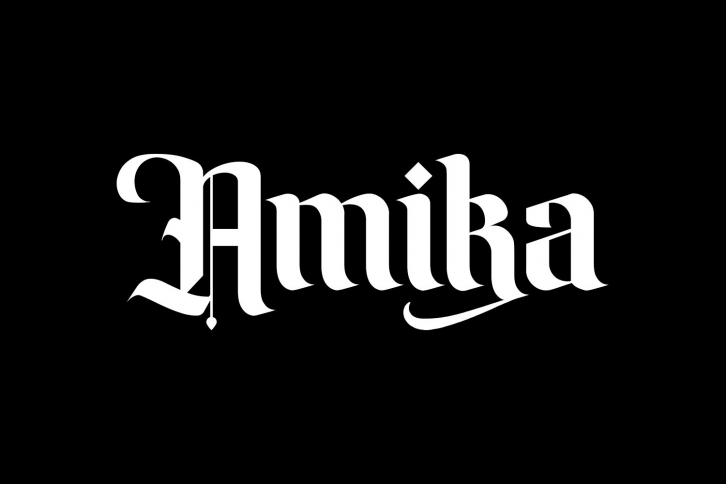 Amika Blackletter Font Download