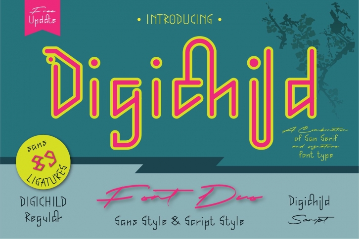 Digichild Font Duo Font Download
