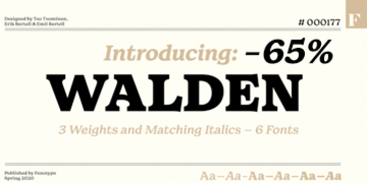 Walden Font Download