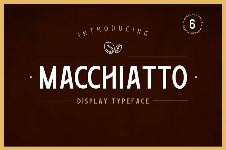 Macchiato - Display Font Font Download