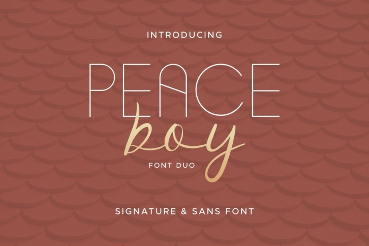 Peace Boy Font Download