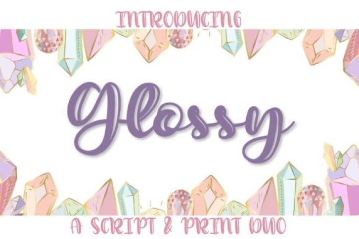 Glossy Font Download