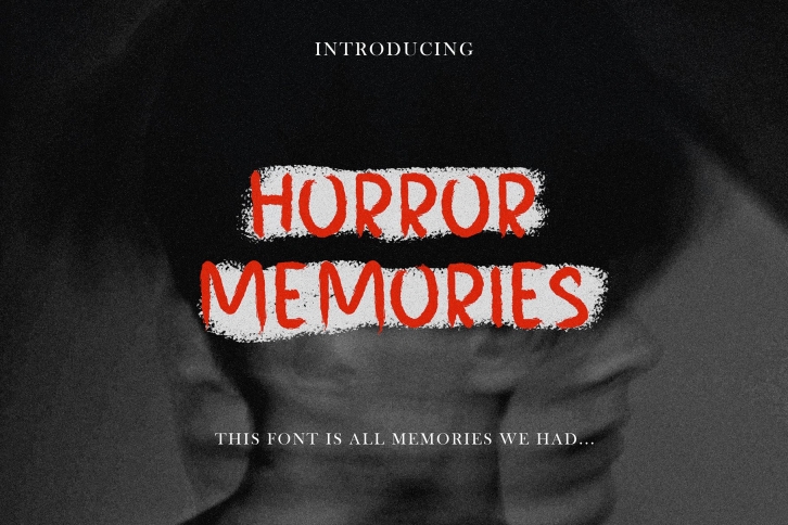 Horror Memories: Brush Font Download