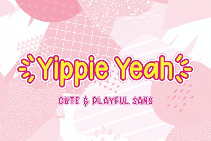 Yippie Yeah - Playful Sans Font Download