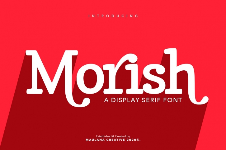 Morish Display Serif Handmade Font Ligature Type Font Download