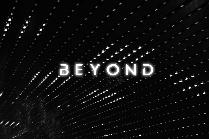 BEYOND - modern sans serif font Font Download