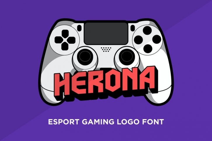 Herona - Esport Logo Font Font Download