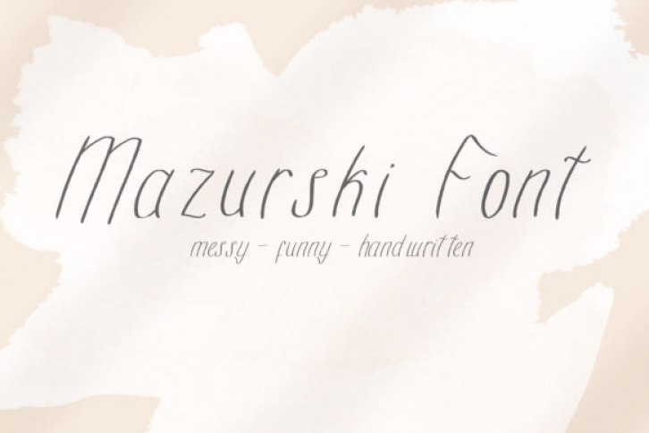 Mazurski Font Download