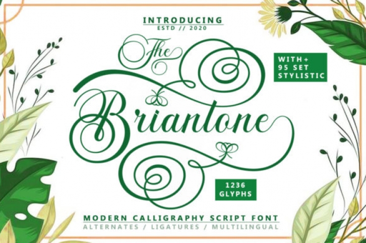 Briantone Font Download