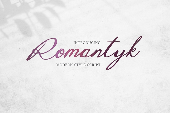 Romantyk Script Font Download