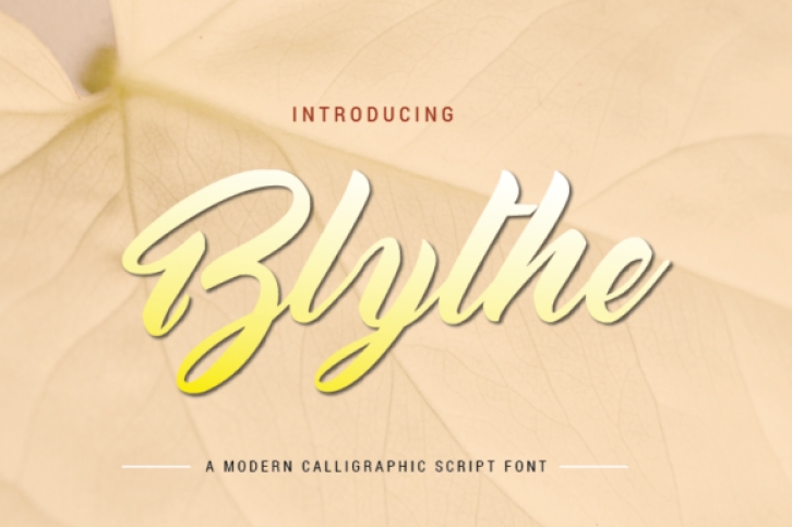 Blythe Font Download