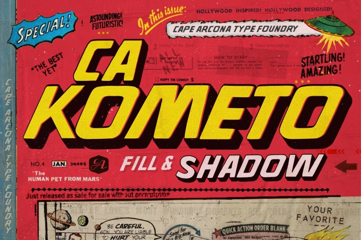 CA Kometo Font Download