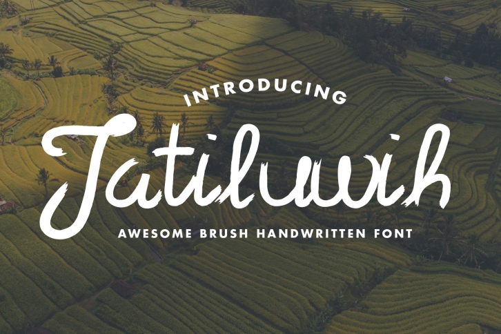 Jatiluwih Awesome Handwritten Font Download