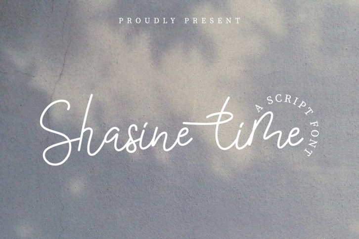 Shasine time Font Download