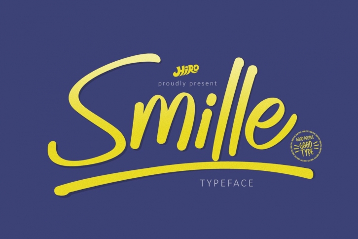 Smille - Solid Brush Font Font Download