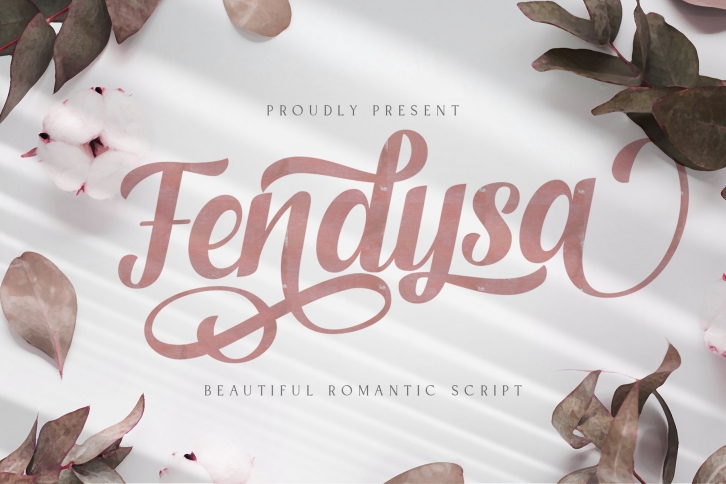 Fendysa - Beautiful Romantic Calligraphy Script Font Font Download