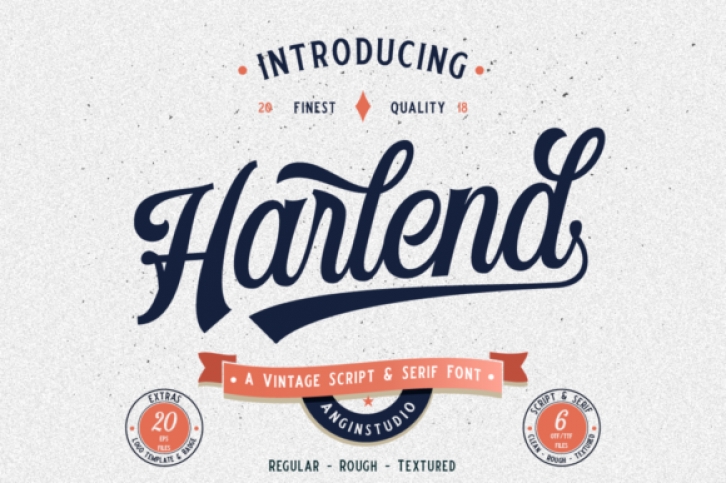 Harlend Font Download