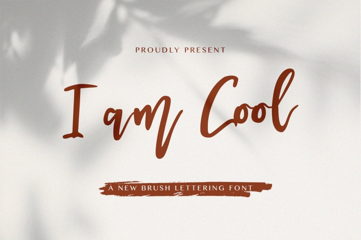 I am Cool - Brush Script Font Font Download