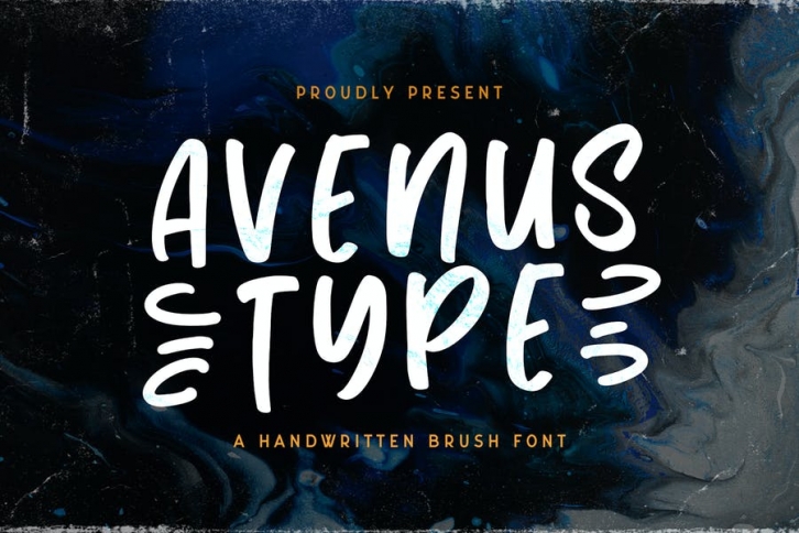 Avenus Type - Quirky Display Font Font Download