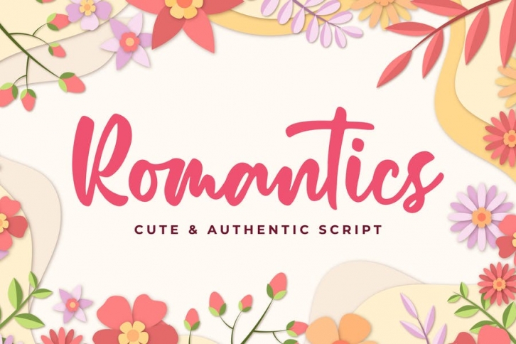 Romantics - Cute & Authentic Script Font Download