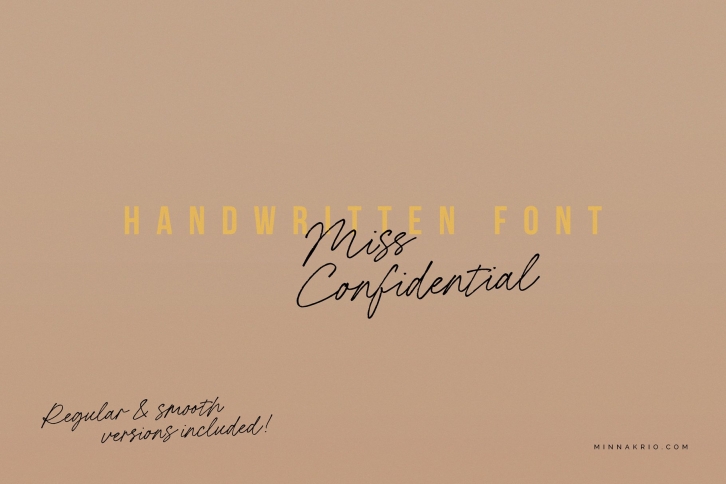 Miss Confidential Font Download