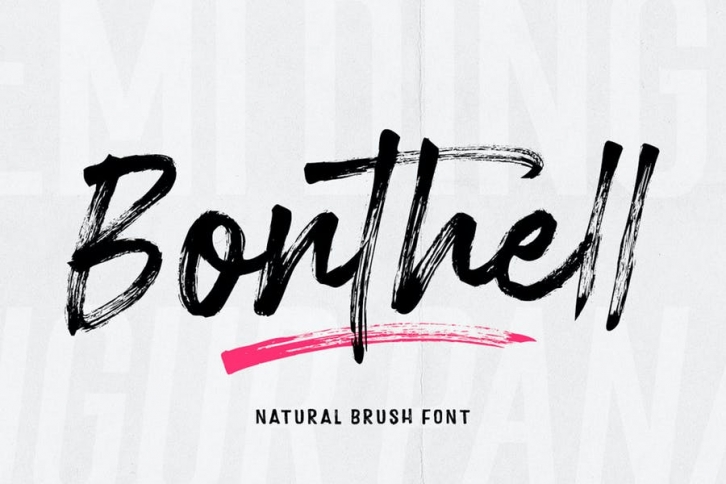 Bonthell Font Download