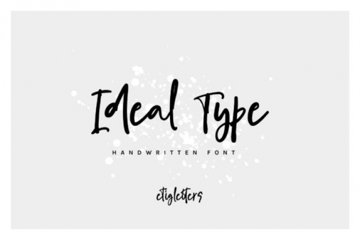 Ideal Type Font Download
