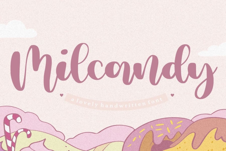 Milcandy YH - Modern Calligraphy Font Font Download