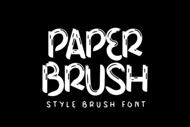 Paper Brush Font Download