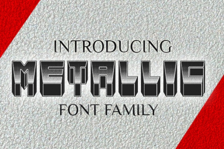 Metallic Font Download