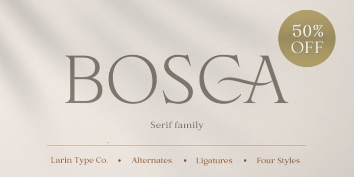 Bosca Font Download