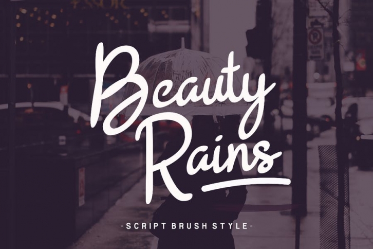 Beauty Rains Hand Drawn Script Fonts Font Download