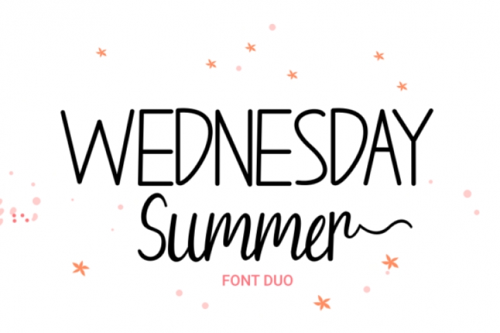 Wednesday Summer Font Download