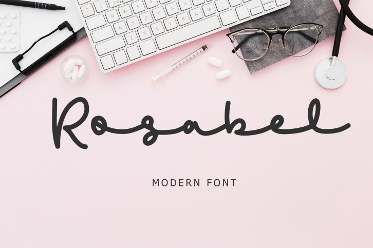 Rosabel Modern Signature Font Font Download