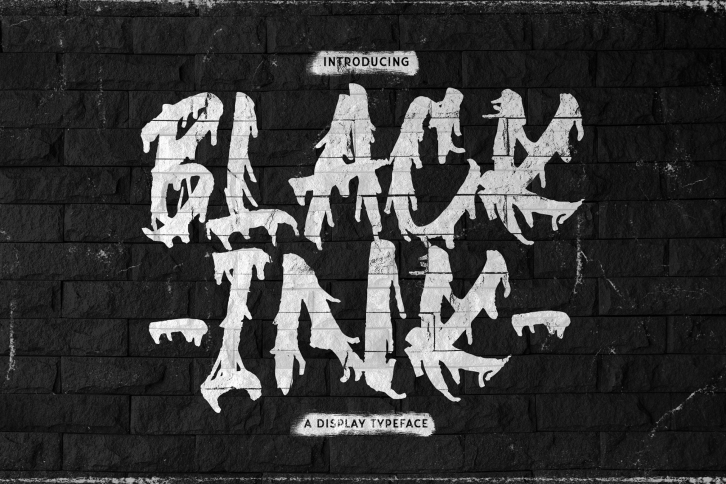 Blackink - Street Brush Display Font Font Download