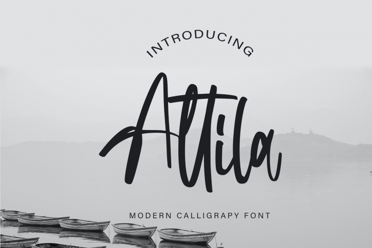 Attila | Modern Calligraphy Font Font Download