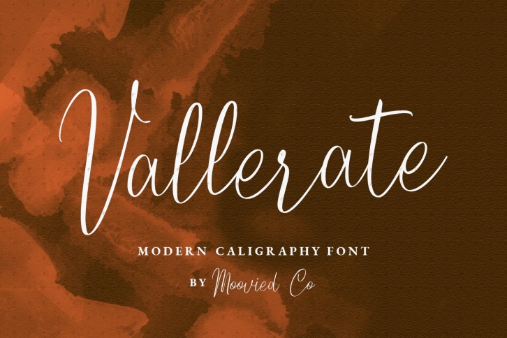 Vallerate Caligraphy Font Download