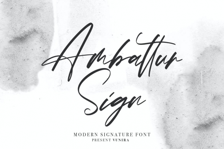 Ambattur Sign | Modern Signature Font Font Download
