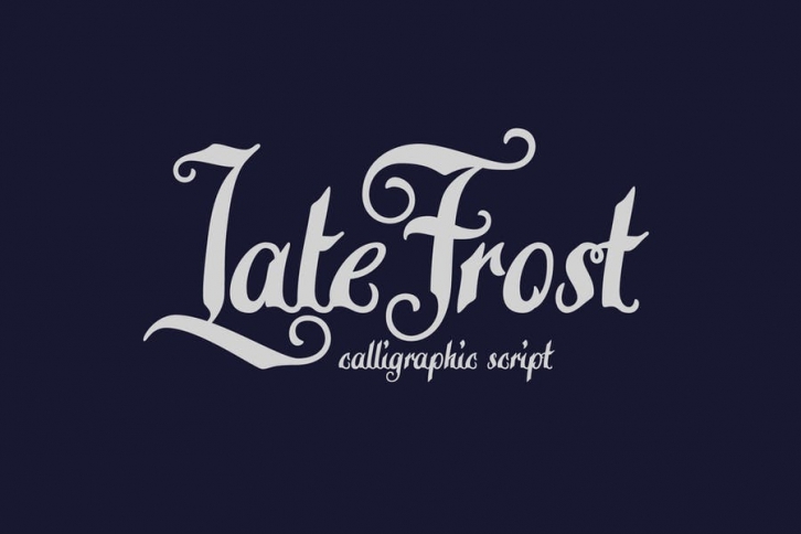 Late Frost Font Download